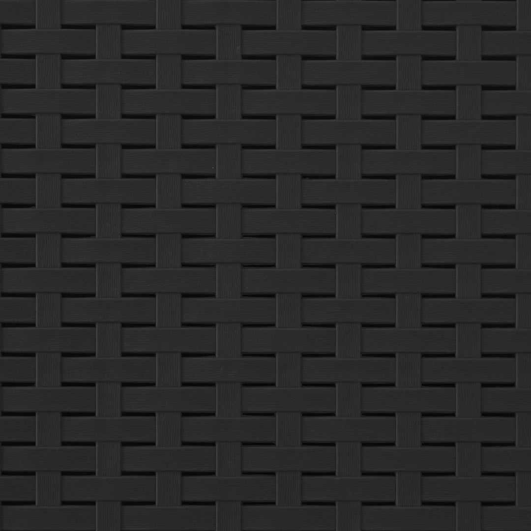 3-personers havensofa med puder i rattanlook PP Antracit