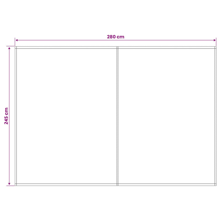Reservedug til markise Orange og Brun 300 x 250 cm Polyester