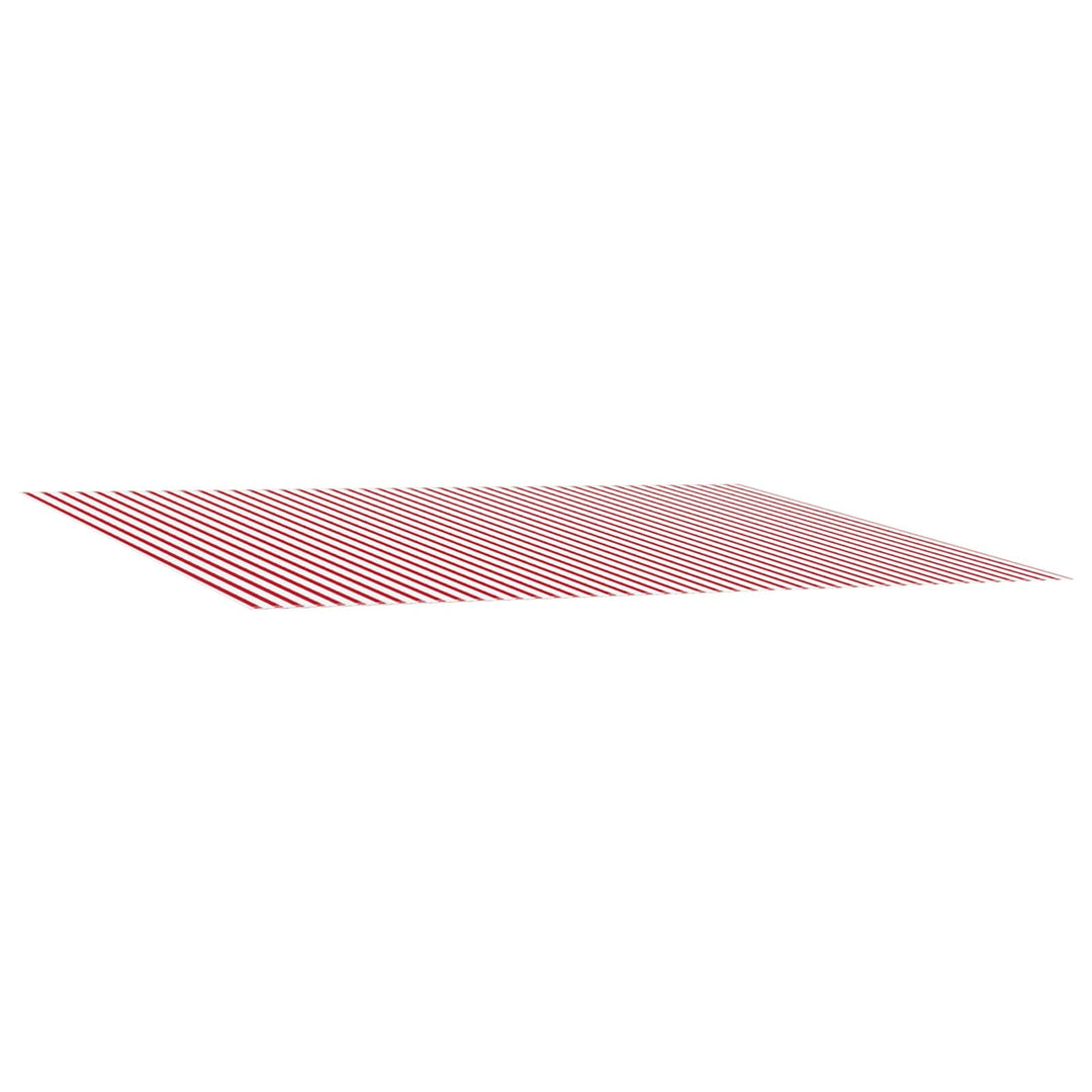 Reservedug til markise Rød og Hvid 300 x 250 cm Polyester