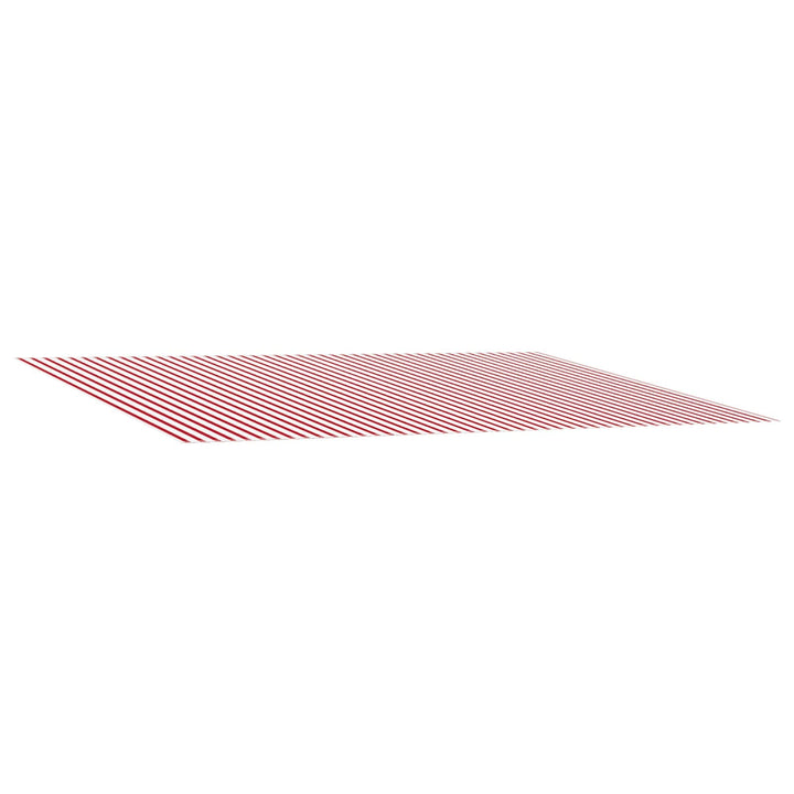 Reservedug til markise Rød og Hvid 450 × 300 cm Polyester