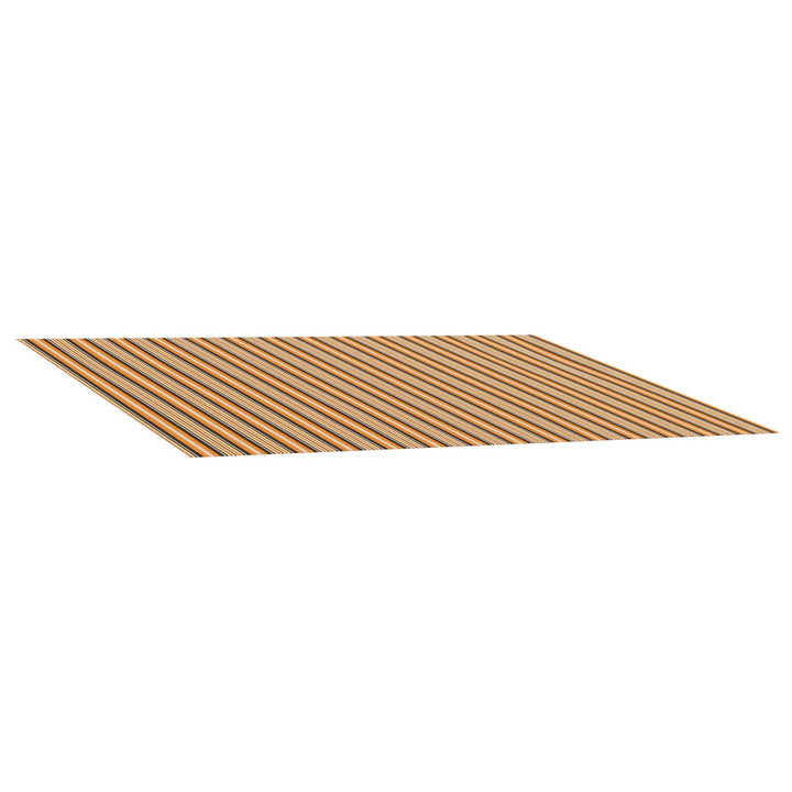 Reservedug til markise Orange og Sort 300 x 250 cm Polyester