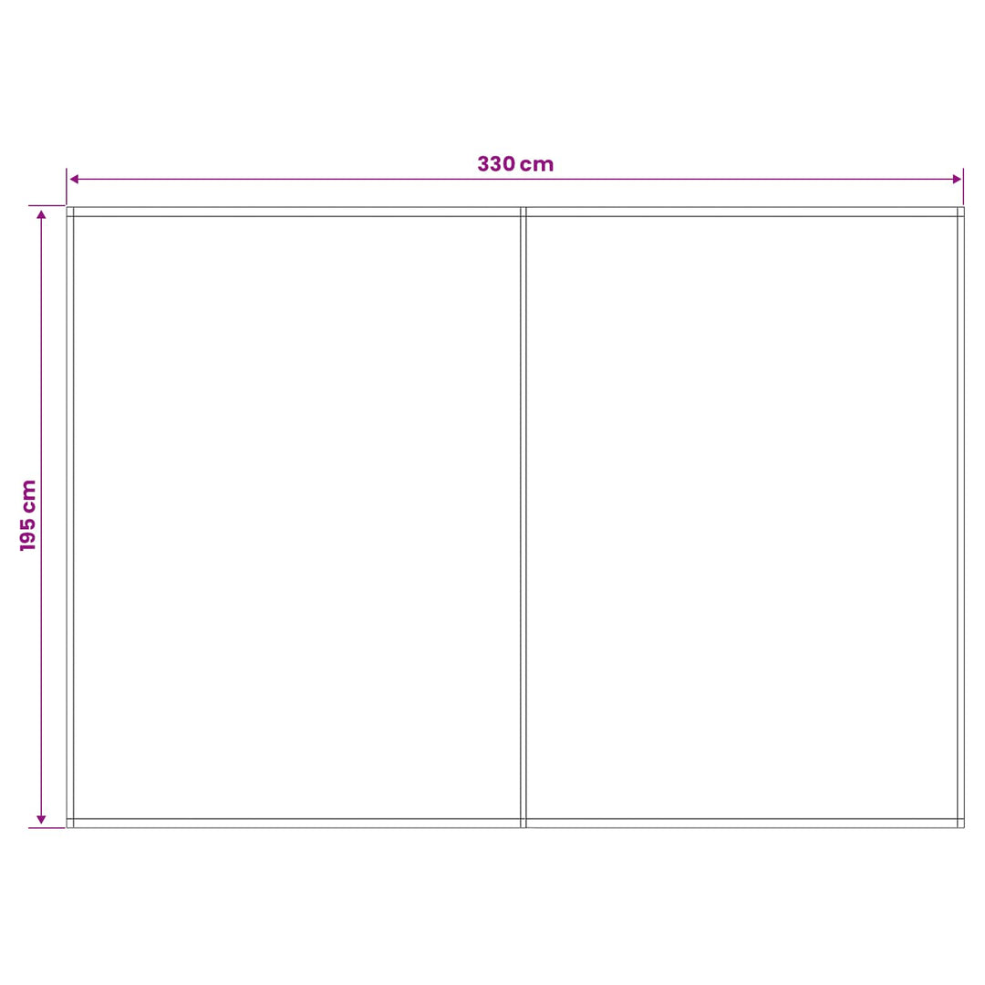 Reservedug til markise Beige 350 x 200 cm Polyester