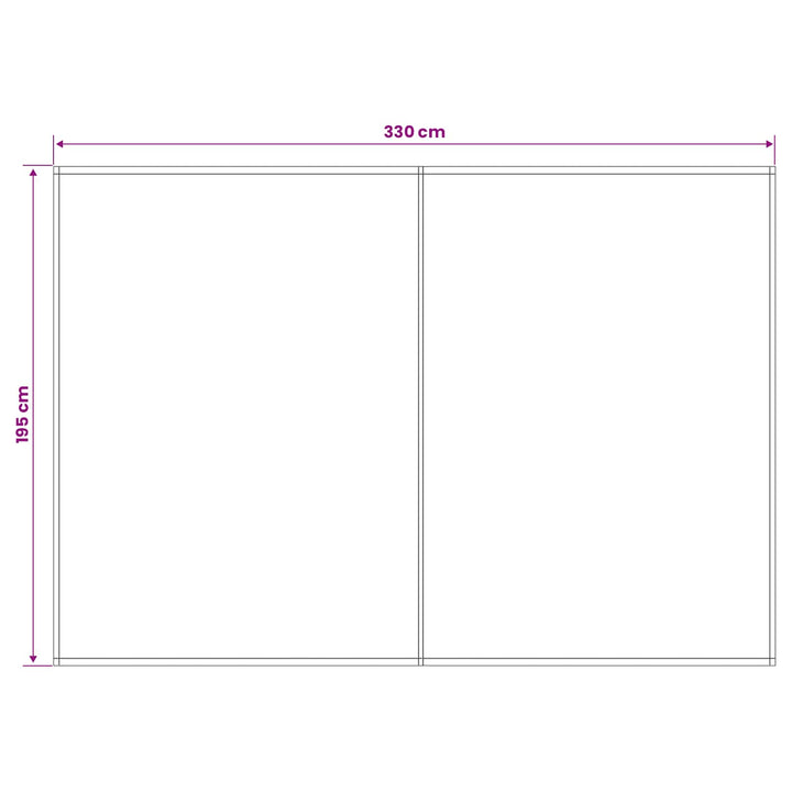 Reservedug til markise Beige 350 x 200 cm Polyester