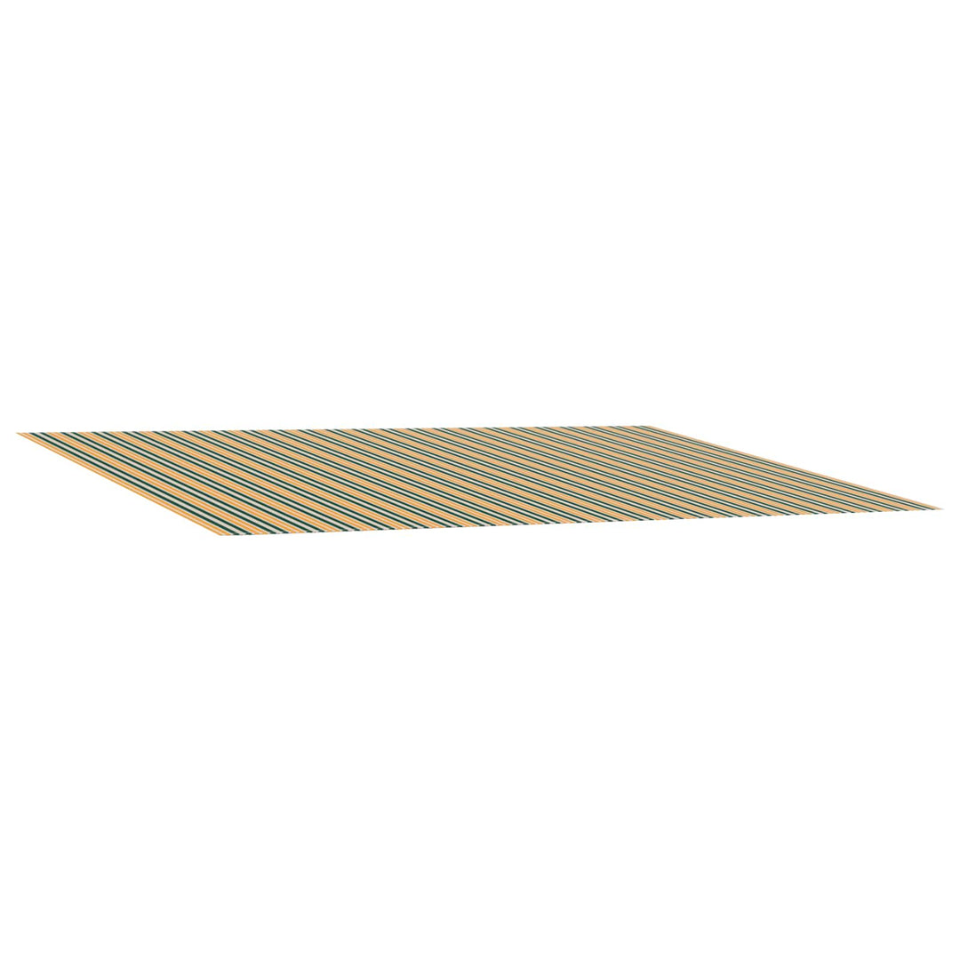 Reservedug til markise Grøn og Gul 350 x 250 cm Polyester