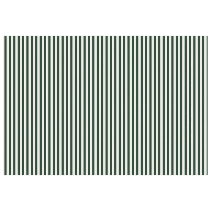 Reservedug til markise Grøn og Hvid 500 × 350 cm Polyester