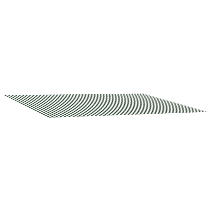 Reservedug til markise Grøn og Hvid 600 × 300 cm Polyester