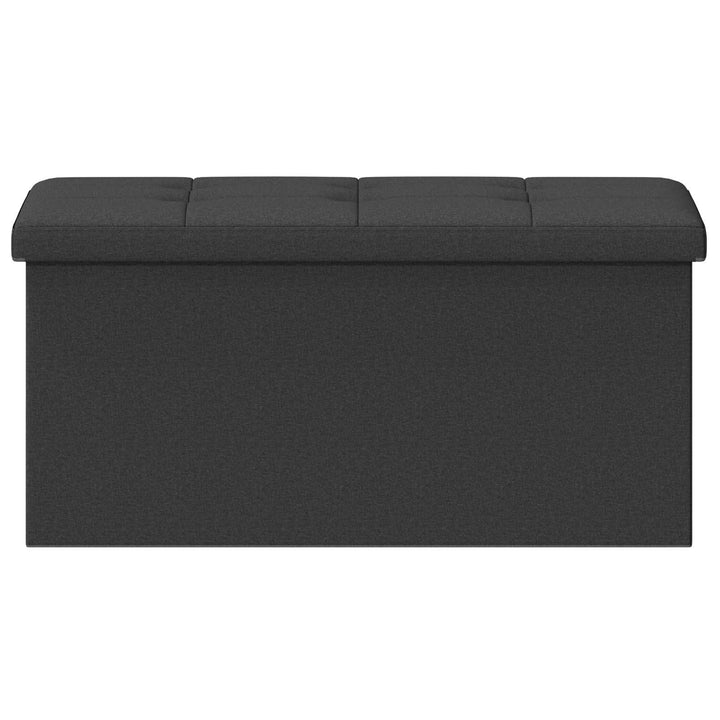 Foldbar opbevaringsbænk Mørkegrå 180 kg 80 L 77 x 38 x 38 cm