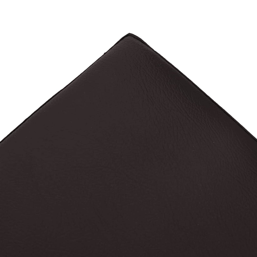 Foldbar opbevaringsbænk Brun 180 kg 80 L 77 x 38 x 38 cm PVC