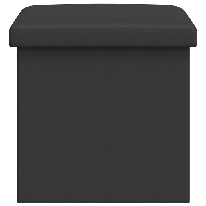 Foldbar opbevaringsbænk Grå 180 kg 80 L 77 x 38 x 38 cm PVC