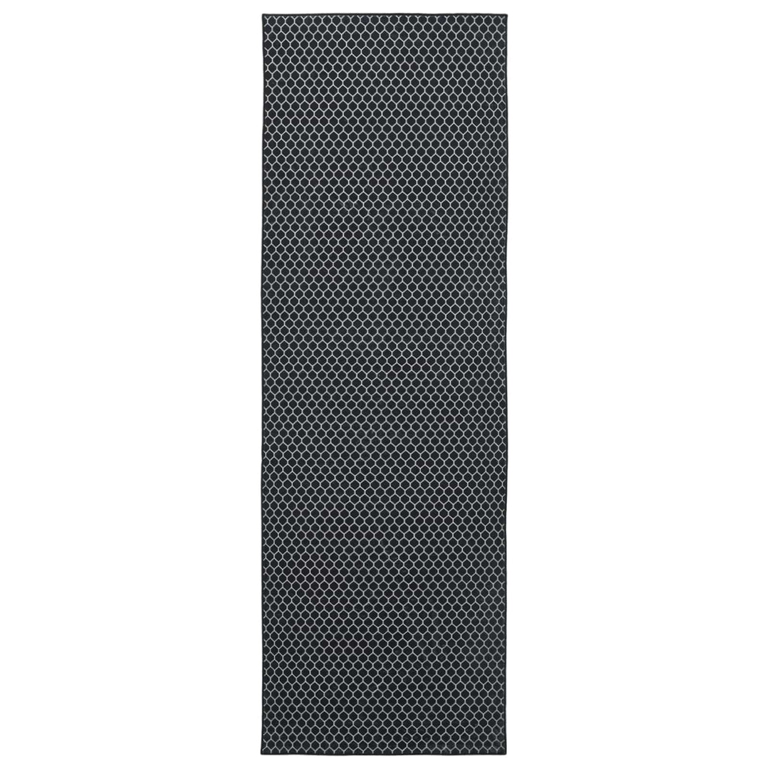 Tæppe Runner ORIZ 1150 gsm Sort mesh mønster