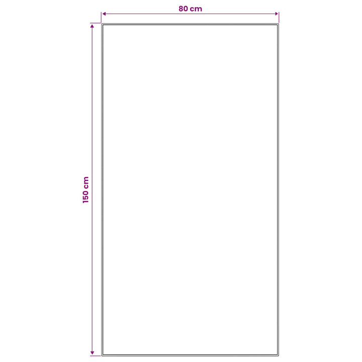 Tæppe Runner ORIZ 1150 gsm Sort mesh mønster