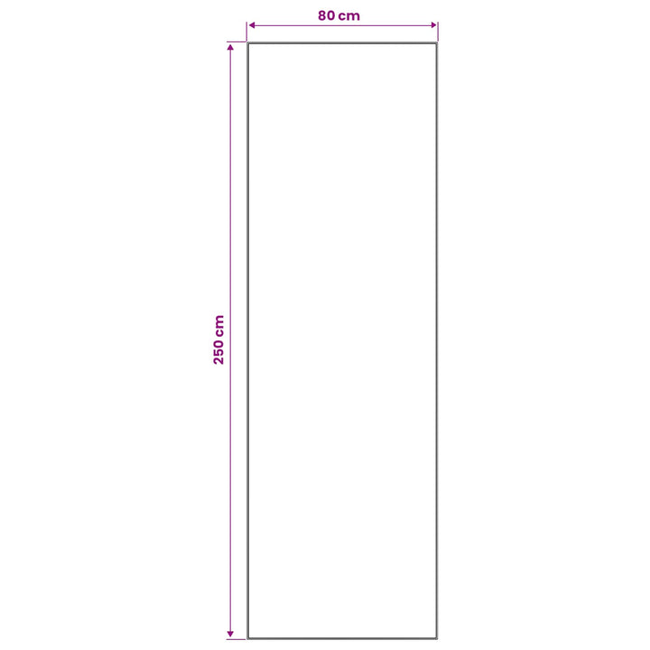 Tæppe Runner ORIZ 1150 gsm Sort mesh mønster