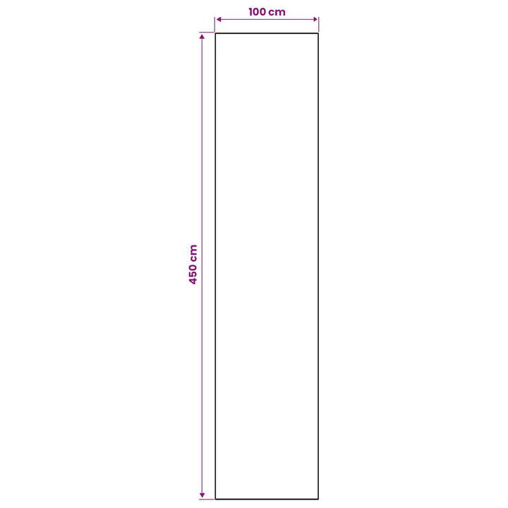 Tæppe Runner ORIZ 1150 gsm Sort mesh mønster