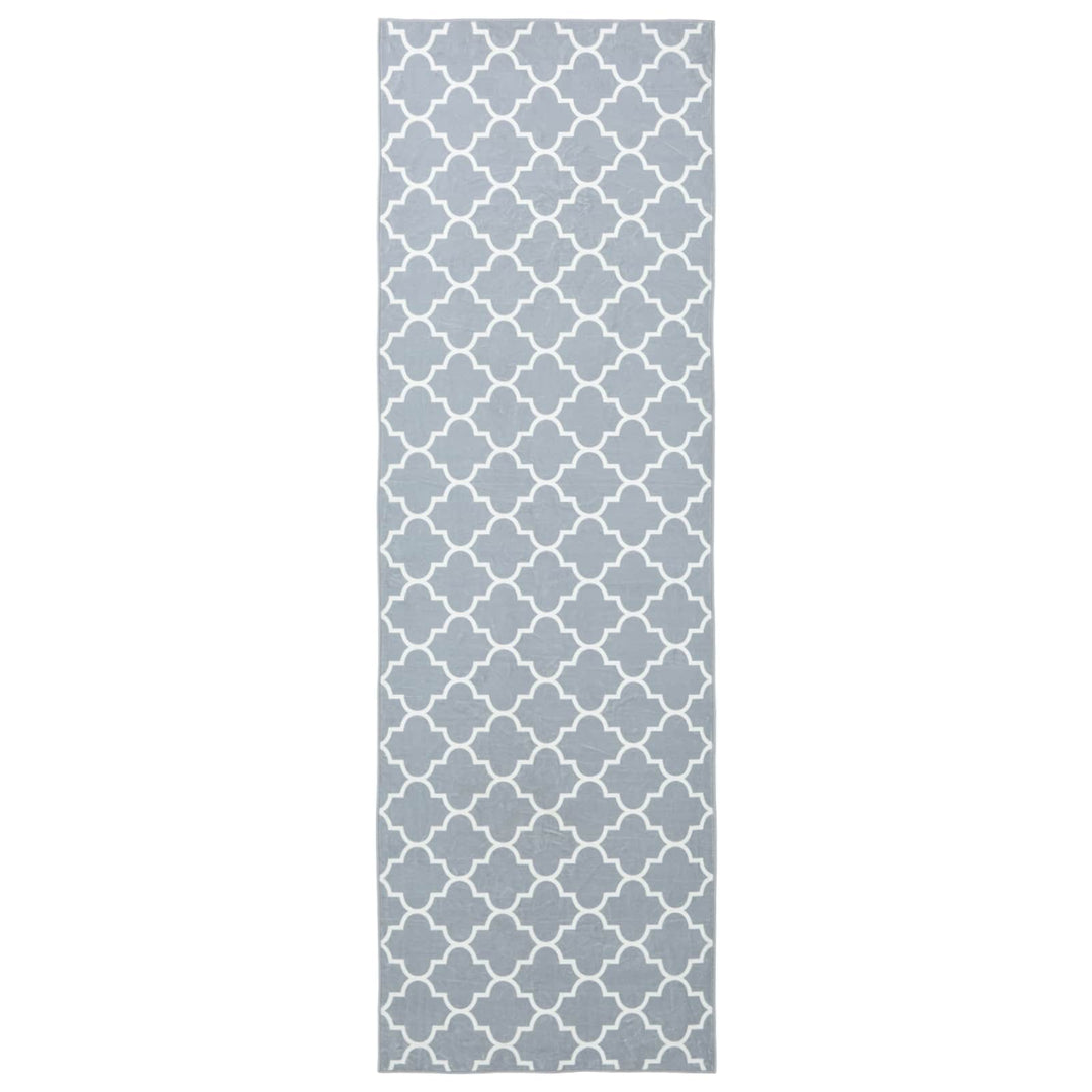 Tæppe Runner ORIZ 1150 gsm Grå og Hvid