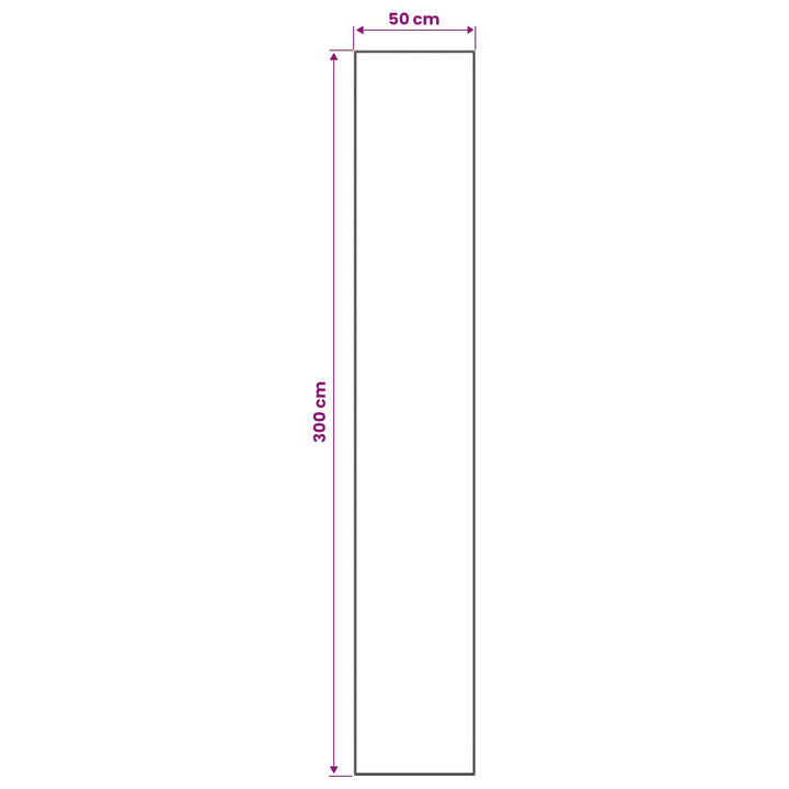 Tæppe Runner ORIZ 1150 gsm Sort mesh mønster