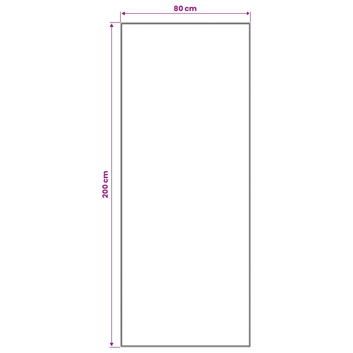 Tæppe Runner ORIZ 1150 gsm Sort mesh mønster