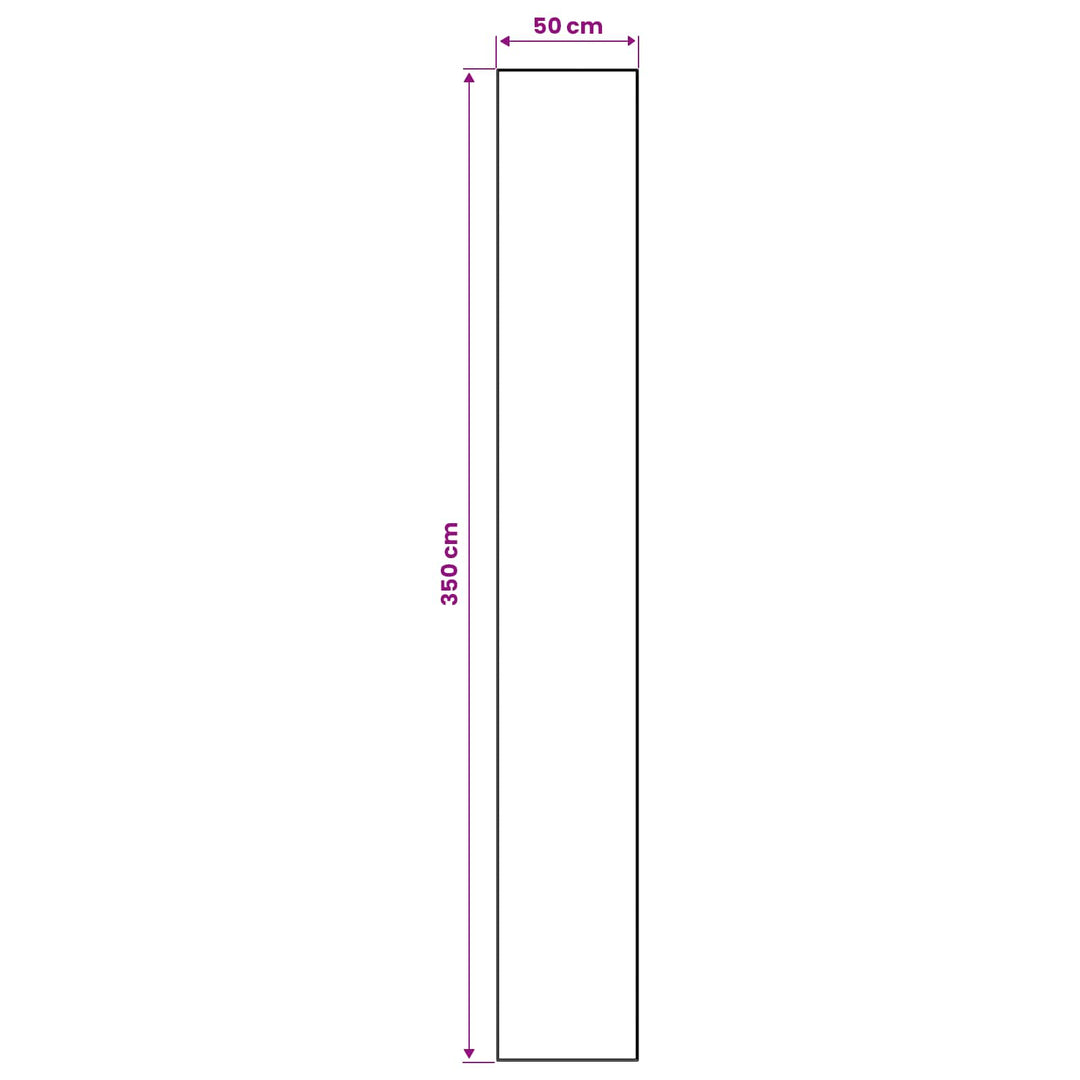 Tæppe Runner ORIZ 1150 gsm Sort mesh mønster