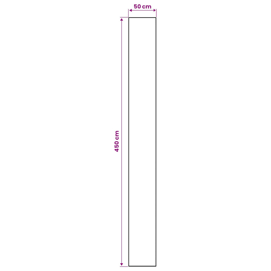 Tæppe Runner ORIZ 1150 gsm Sort mesh mønster