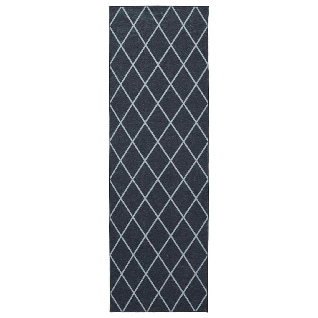 Tæppe Runner ORIZ 1150 gsm Sort mesh mønster