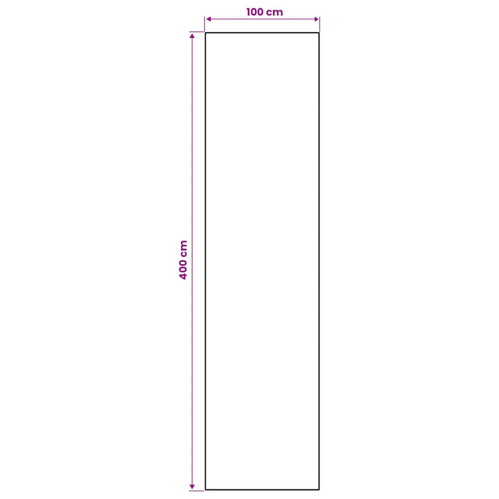 Tæppe Runner ORIZ 1150 gsm Sort mesh mønster