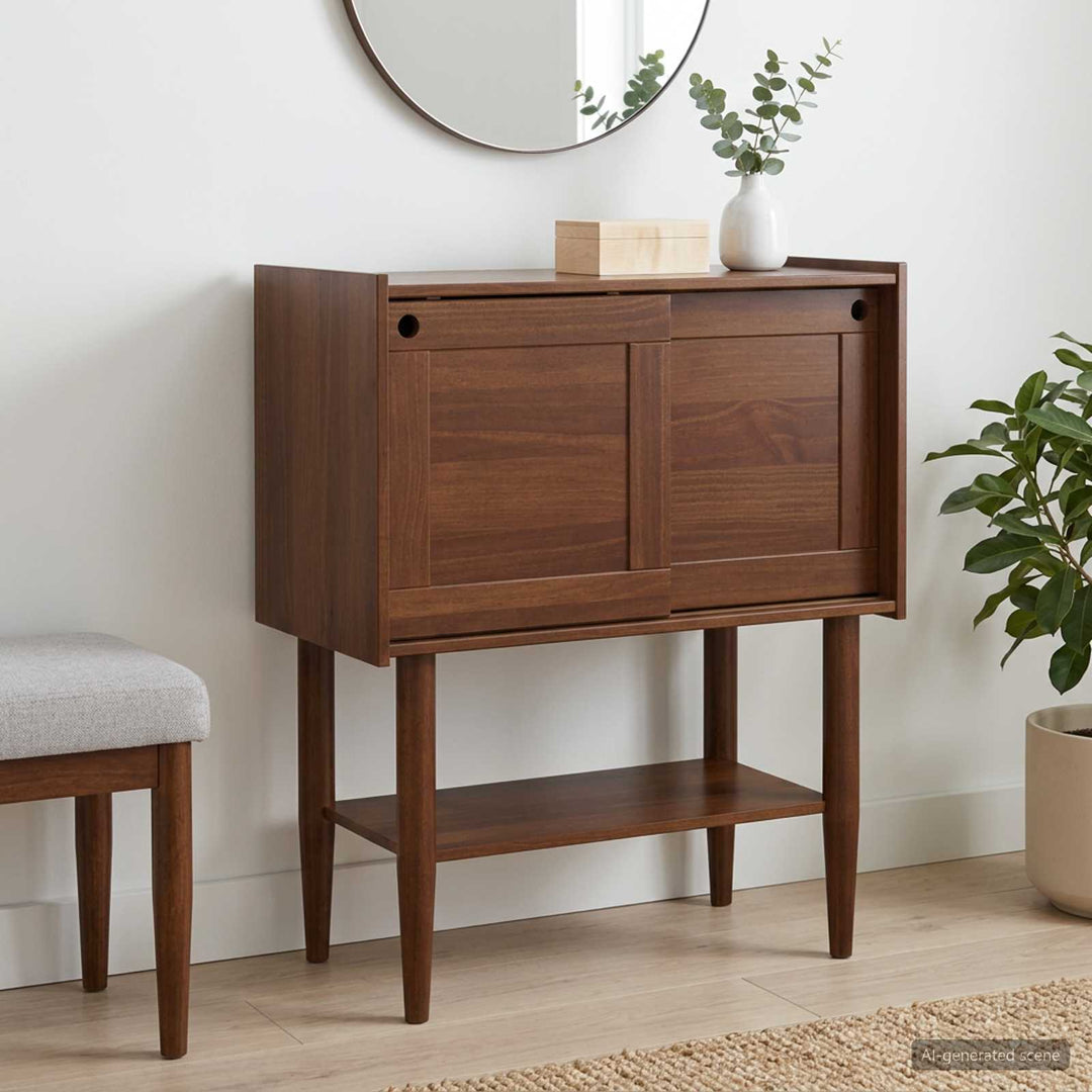 Konsolbord BILBAO Mørk karamel 80 x 40 x 95 cm