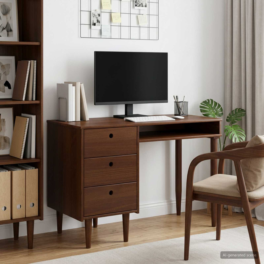 Bord BILBAO Mørk karamel 114 x 53 x 75 cm