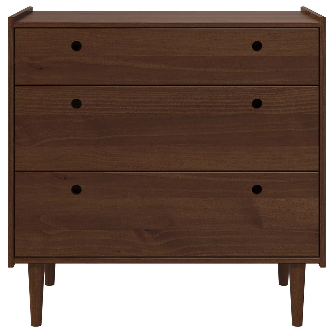 Skuffeskab BILBAO Mørk karamel 90 x 45 x 89 cm