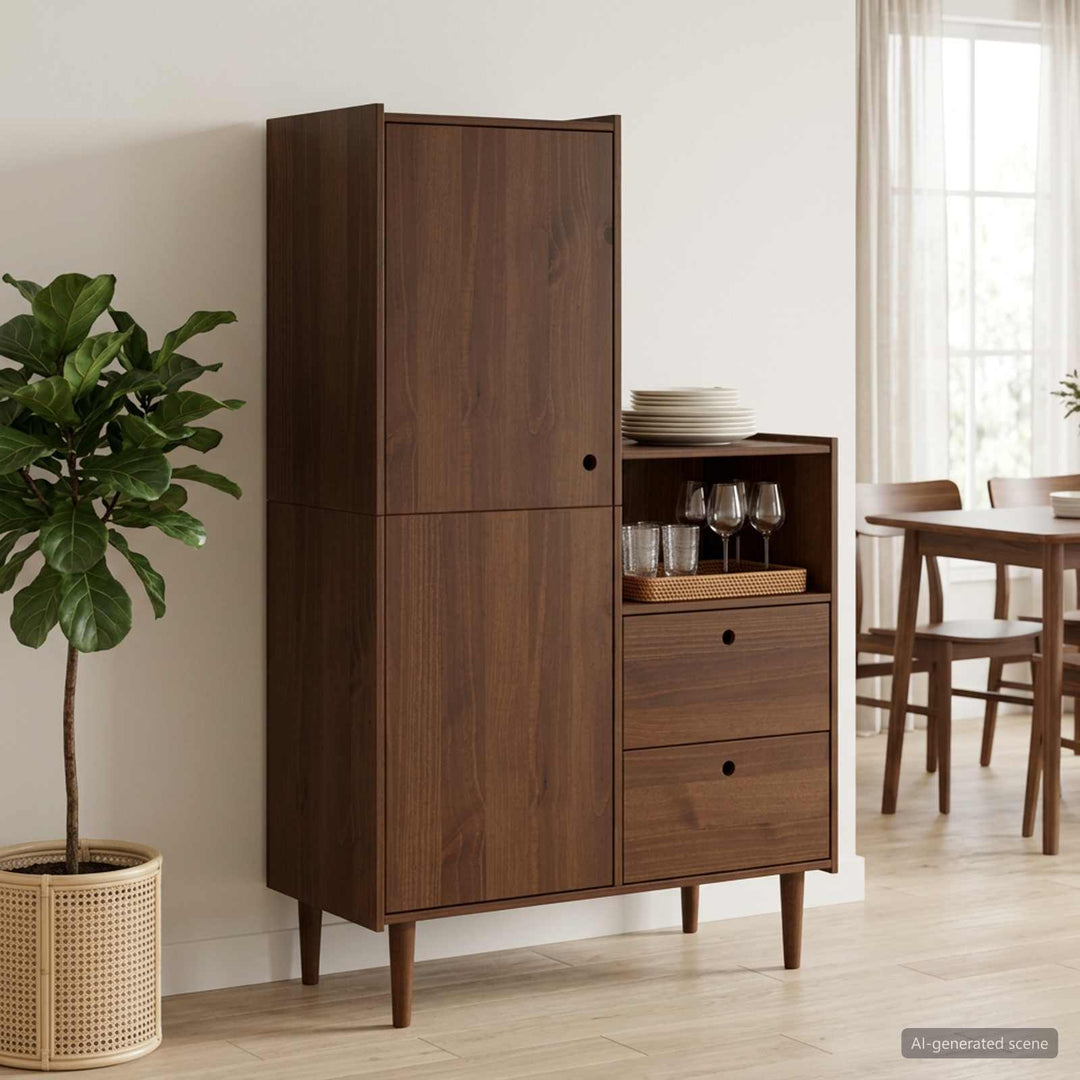 Skab BILBAO Karamel 100 x 45 x 160 cm