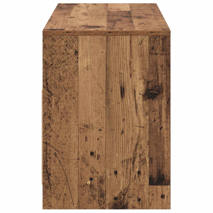 TV-skab 102 x 37,5 x 52,5 cm Egetræ Konstrueret træ