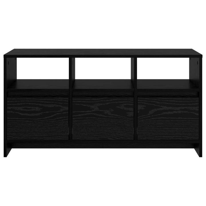TV-skab 102 x 37,5 x 52,5 cm Sort eg Konstrueret træ