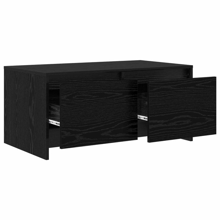 Sofabord Sort eg 90 x 50 x 41.5 cm Konstrueret træ