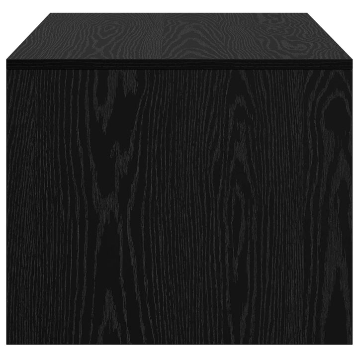 Sofabord Sort eg 90 x 50 x 41.5 cm Konstrueret træ
