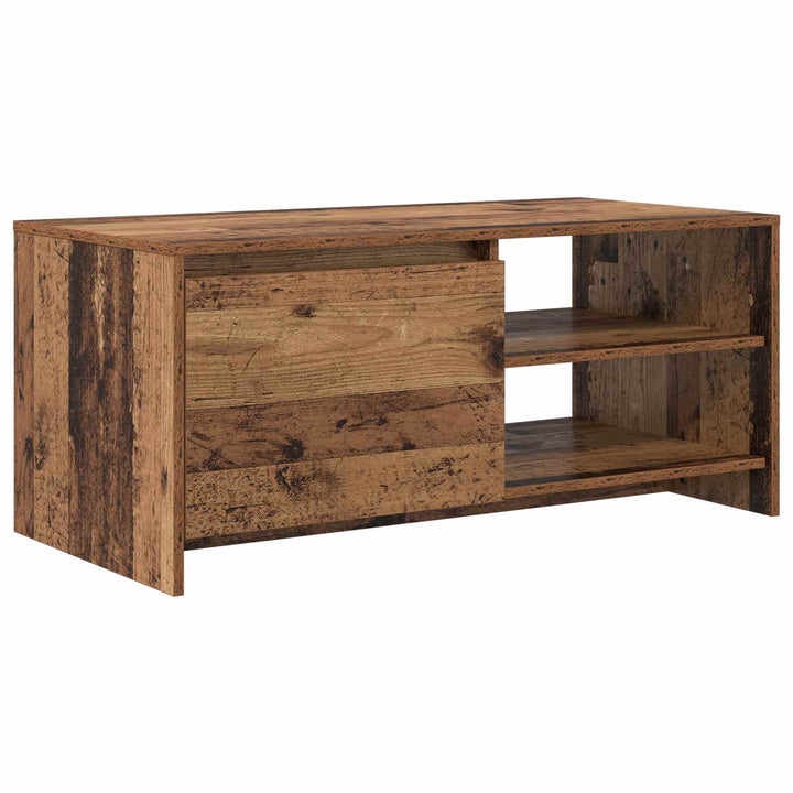 Sofabord Egetræ 102 x 50 x 45 cm Konstrueret træ