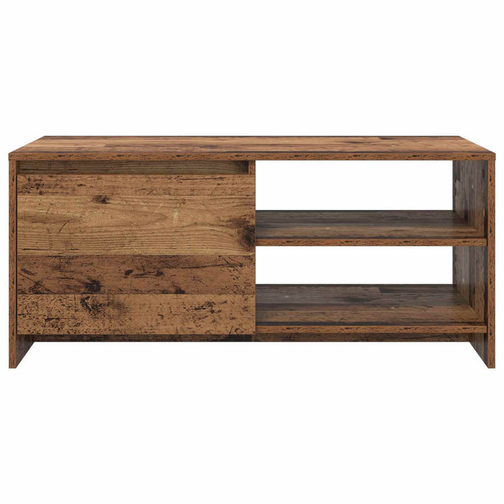 Sofabord Egetræ 102 x 50 x 45 cm Konstrueret træ