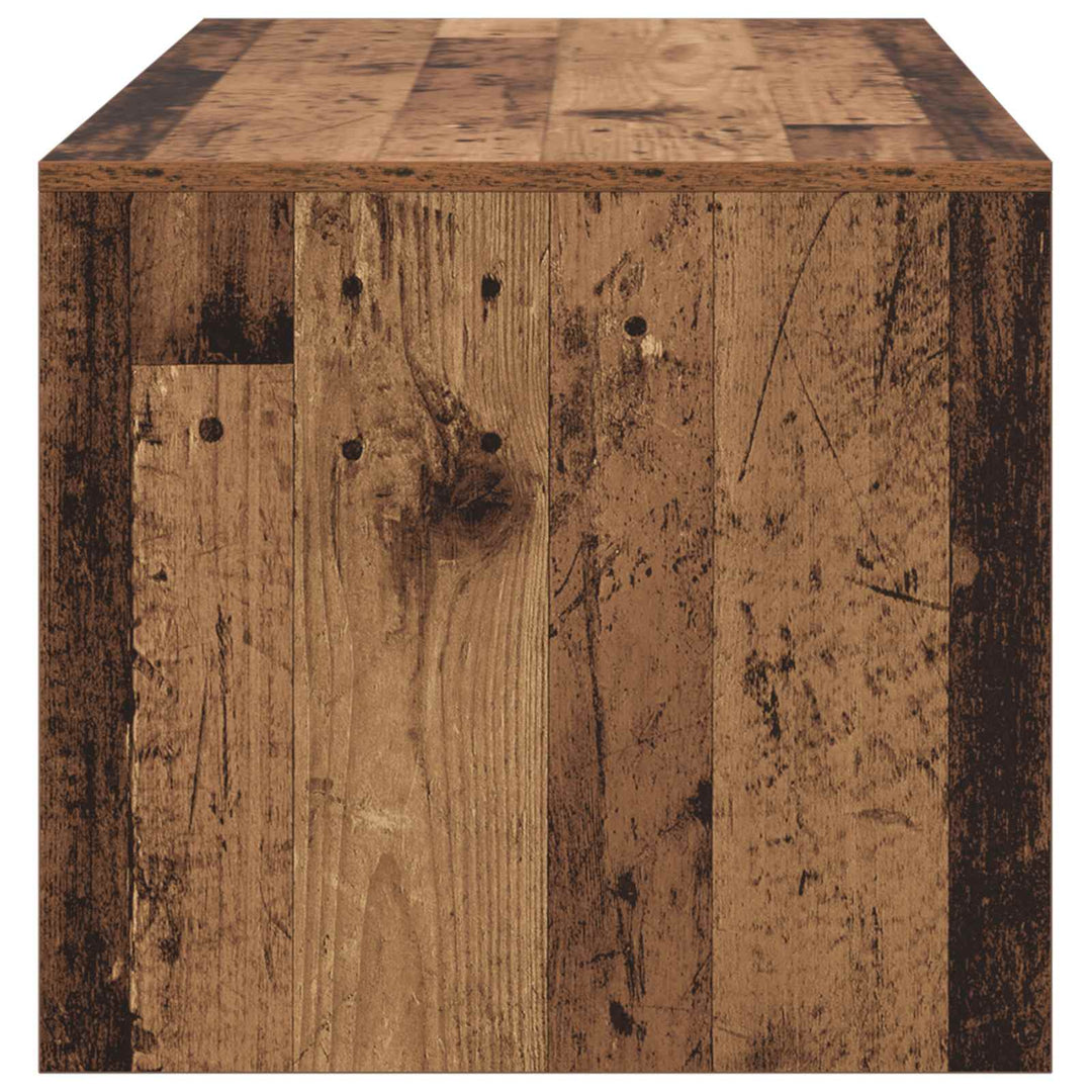 Sofabord Egetræ 102 x 50 x 45 cm Konstrueret træ