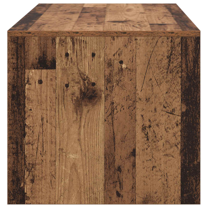 Sofabord Egetræ 102 x 50 x 45 cm Konstrueret træ