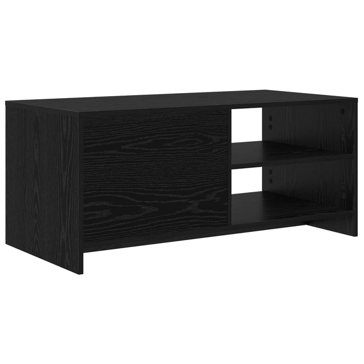 Sofabord Sort eg 102 x 50 x 45 cm Konstrueret træ