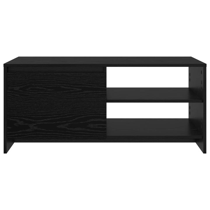 Sofabord Sort eg 102 x 50 x 45 cm Konstrueret træ