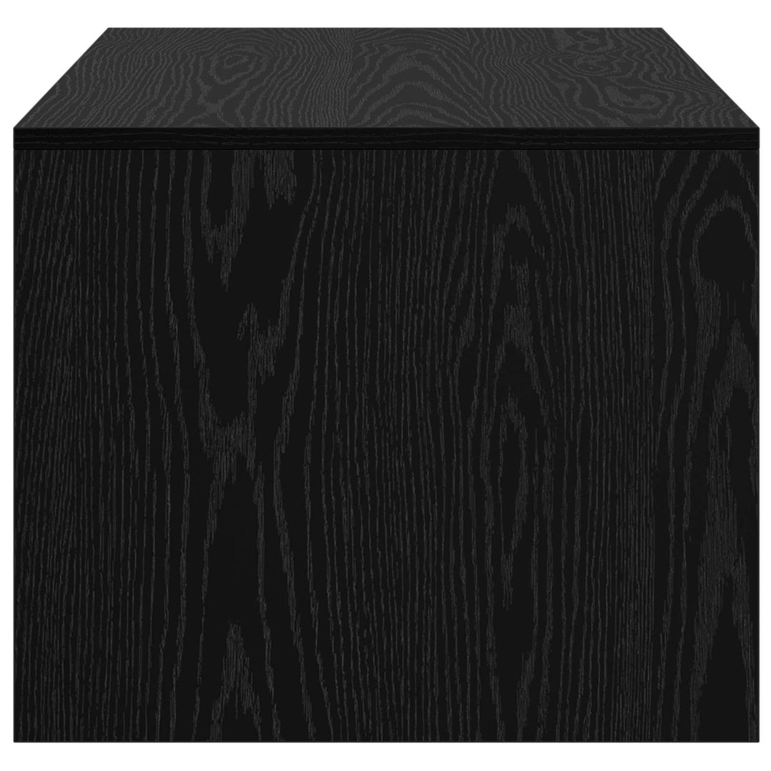 Sofabord Sort eg 102 x 50 x 45 cm Konstrueret træ