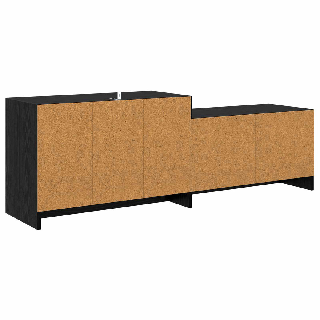 TV-skab 147 x 35 x 50 cm Sort eg Konstrueret træ