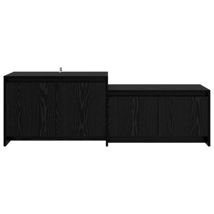 TV-skab 147 x 35 x 50 cm Sort eg Konstrueret træ