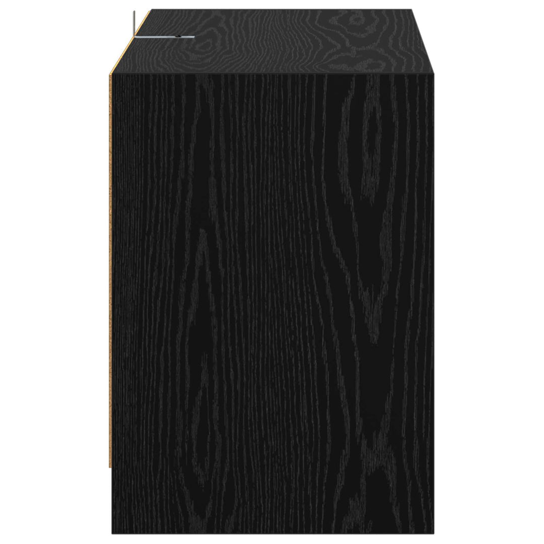 TV-skab 147 x 35 x 50 cm Sort eg Konstrueret træ