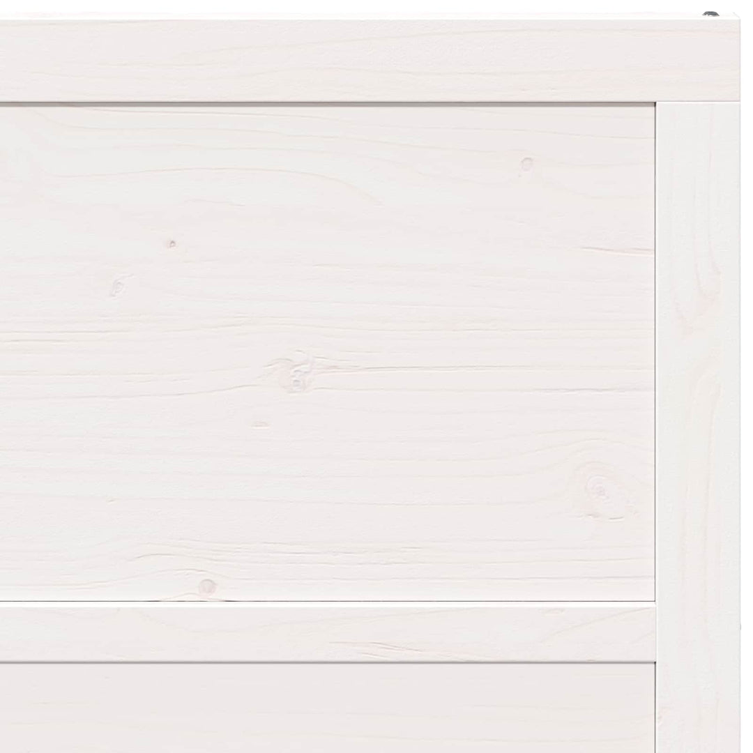 Ladedør Hvid 80 x 2,5 x 208 cm Massivt fyrretræ