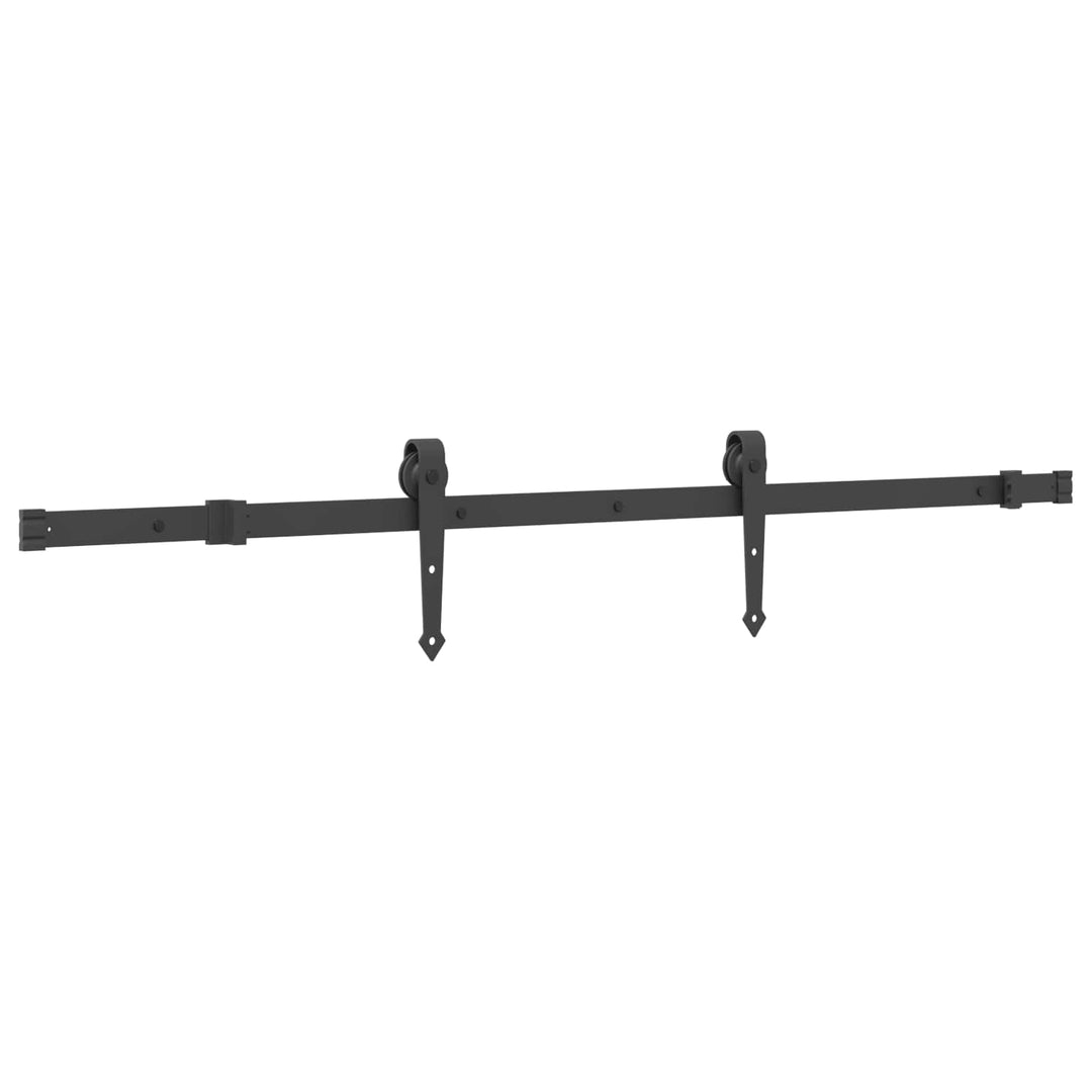 Skydedør NARVIK Naturfarvet og sort 70 x 210 cm (152,5 cm)