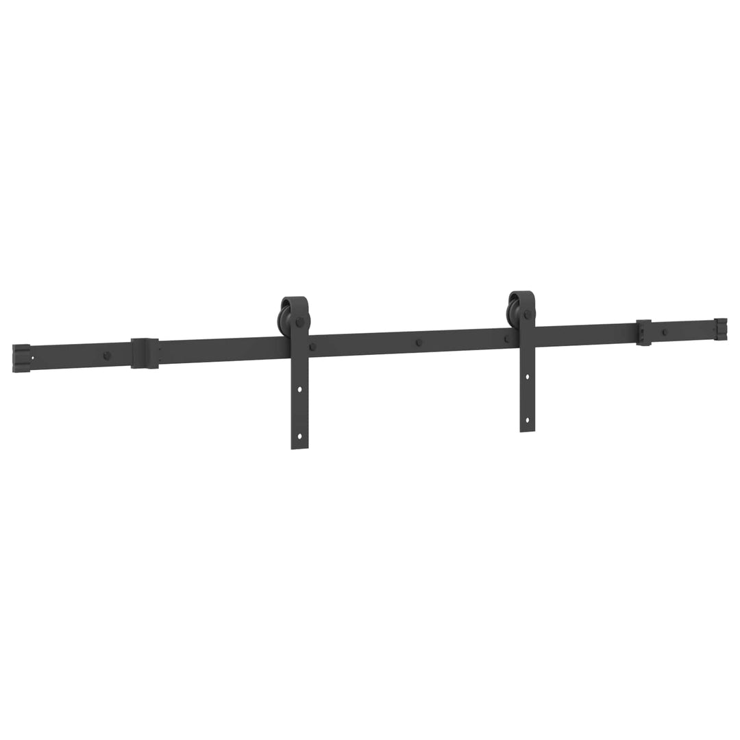 Skydedør NARVIK Naturfarvet og sort 85 x 210 cm (152,5 cm)