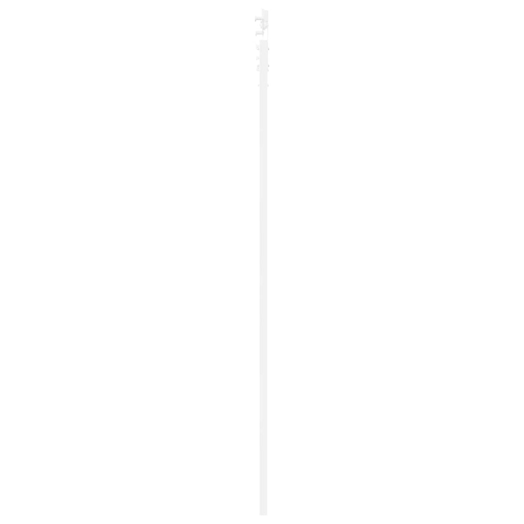 Skydedør Hvid 83 x 232 cm Massivt fyrretræ