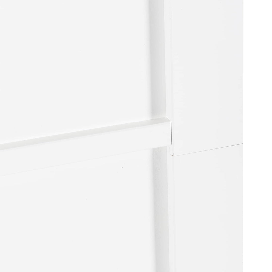 Skydedør Hvid 83 x 232 cm Massivt fyrretræ