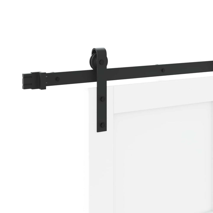 Skydedør Hvid 83 x 232 cm Massivt fyrretræ