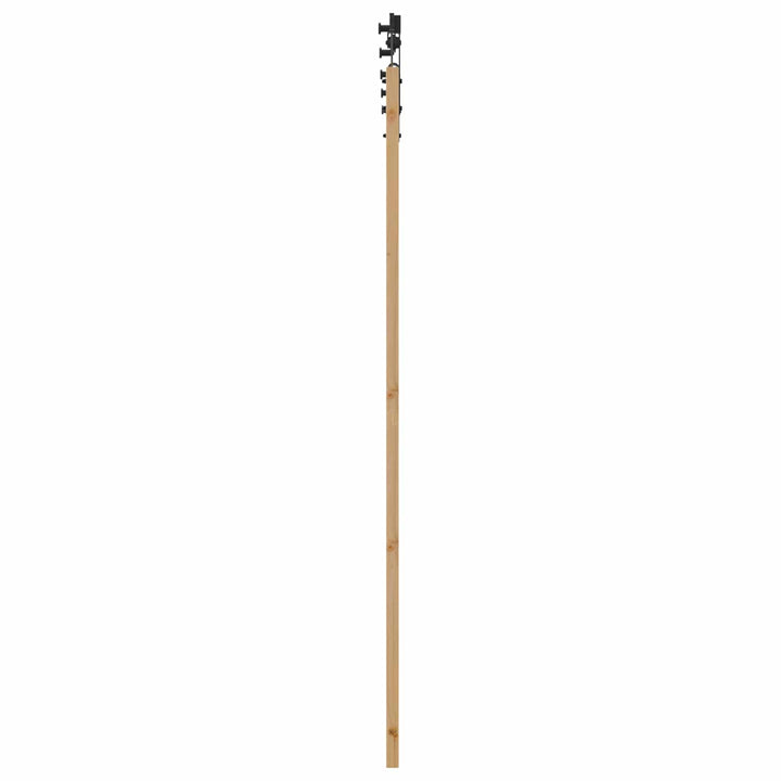 Skydedør Naturfarvet 86 x 211 cm Massivt fyrretræ