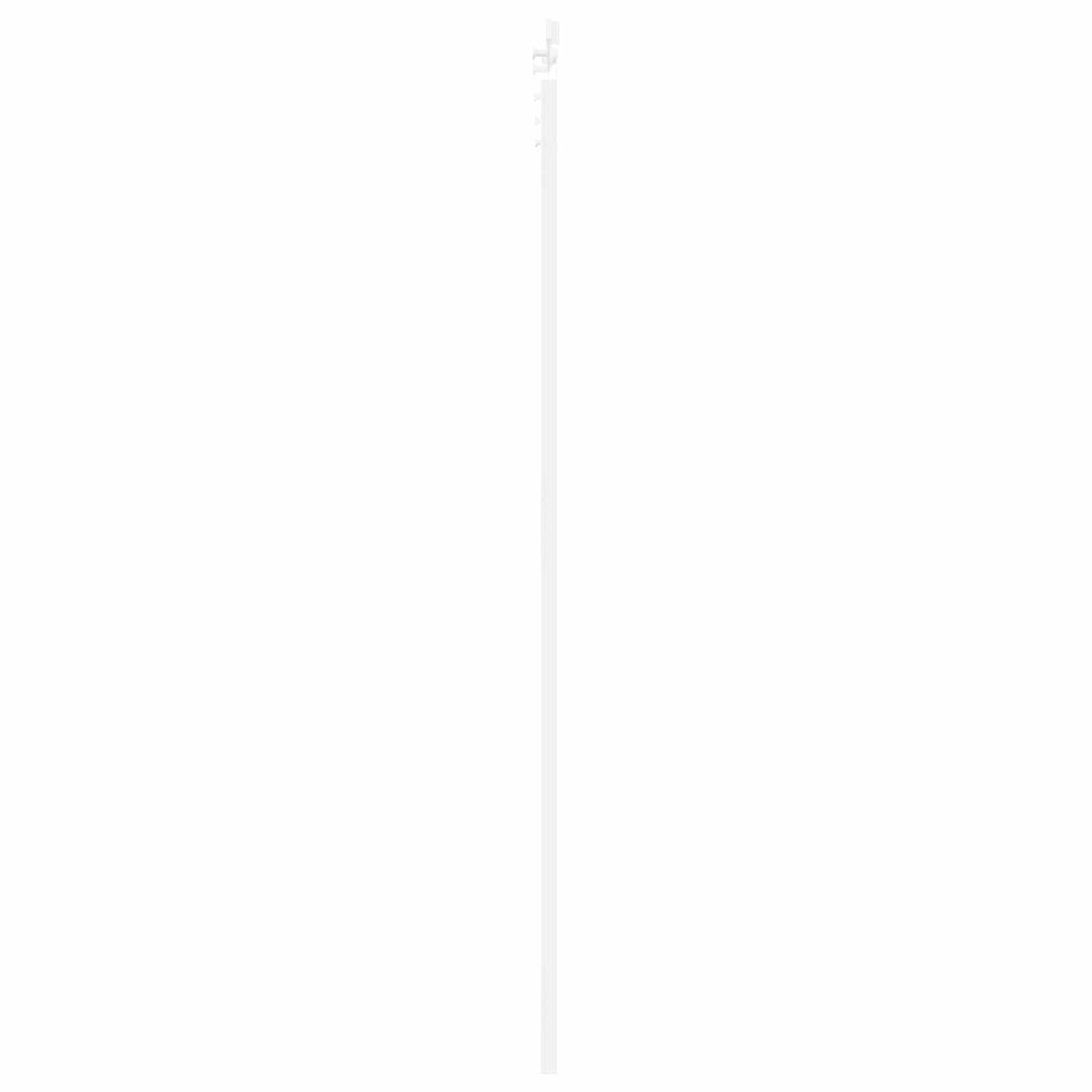 Skydedør Hvid 83 x 232 cm Massivt fyrretræ